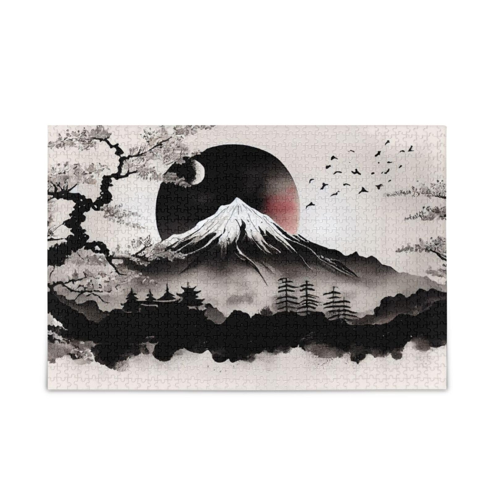 Amazon.com: ZENWAWA Wooden Jigsaw Puzzle 1000 Pieces Japanese